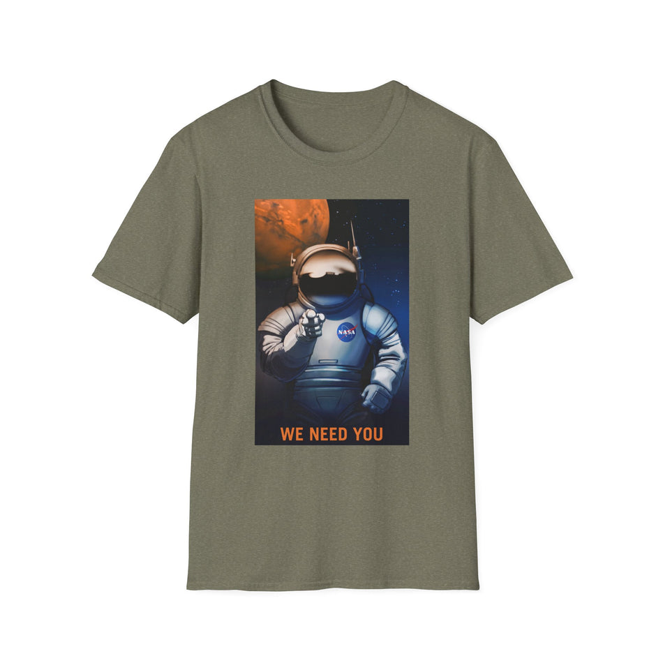 Nasa Needs You - Unisex Softstyle T-Shirt