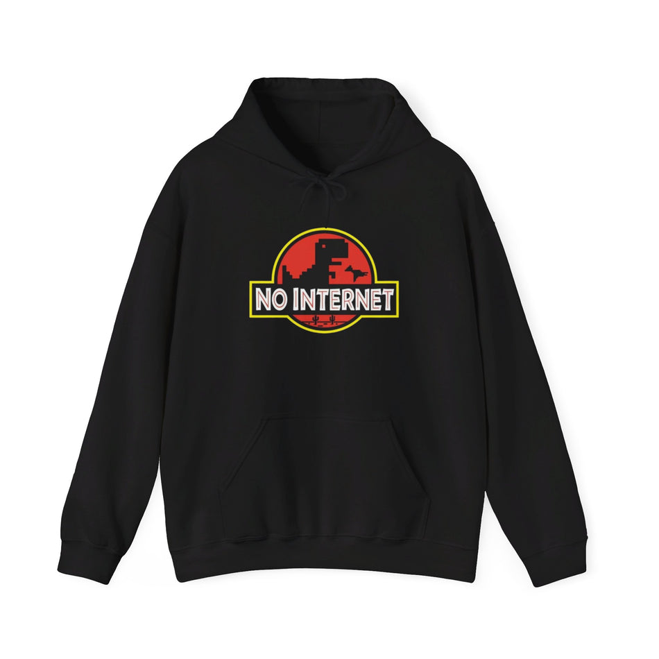 No Internet Dinosaur hoodie Unisex Heavy Blend™ Hooded Sweatshirt