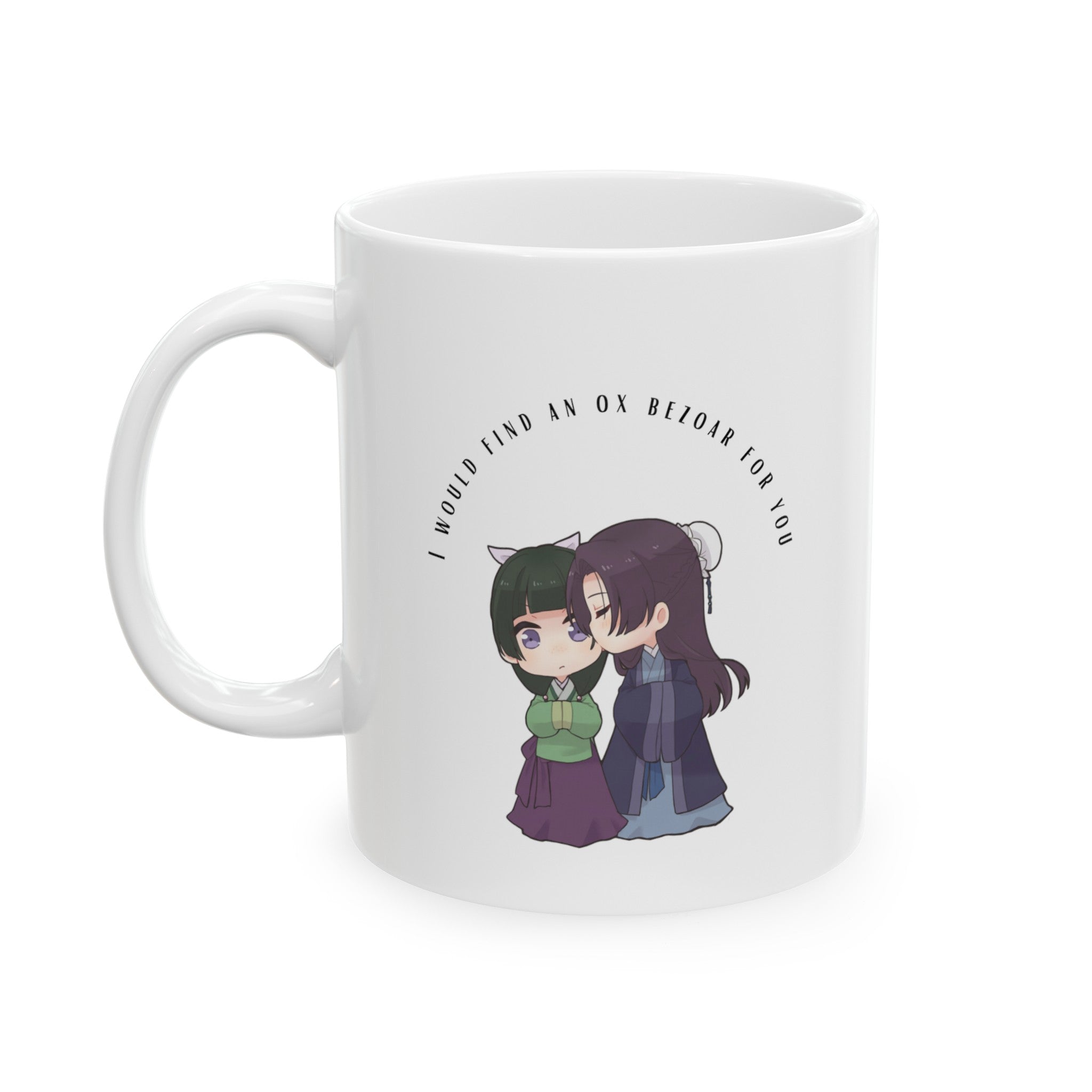 Mao Mao and Jinshi "I would find an ox bezoar for you" Mug - Anime Manga Cup - Kusuriya no Hitorigoto