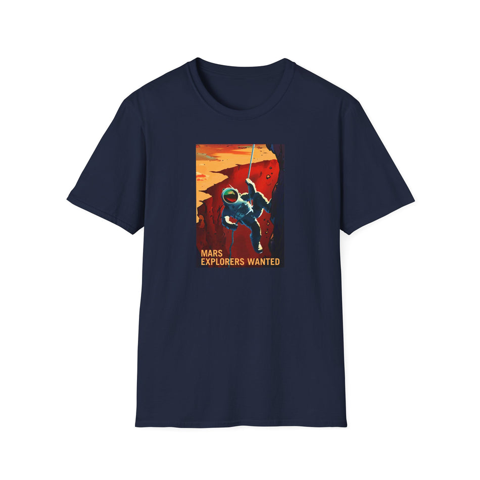 Mars Explorers Wanted - Unisex Softstyle T-Shirt