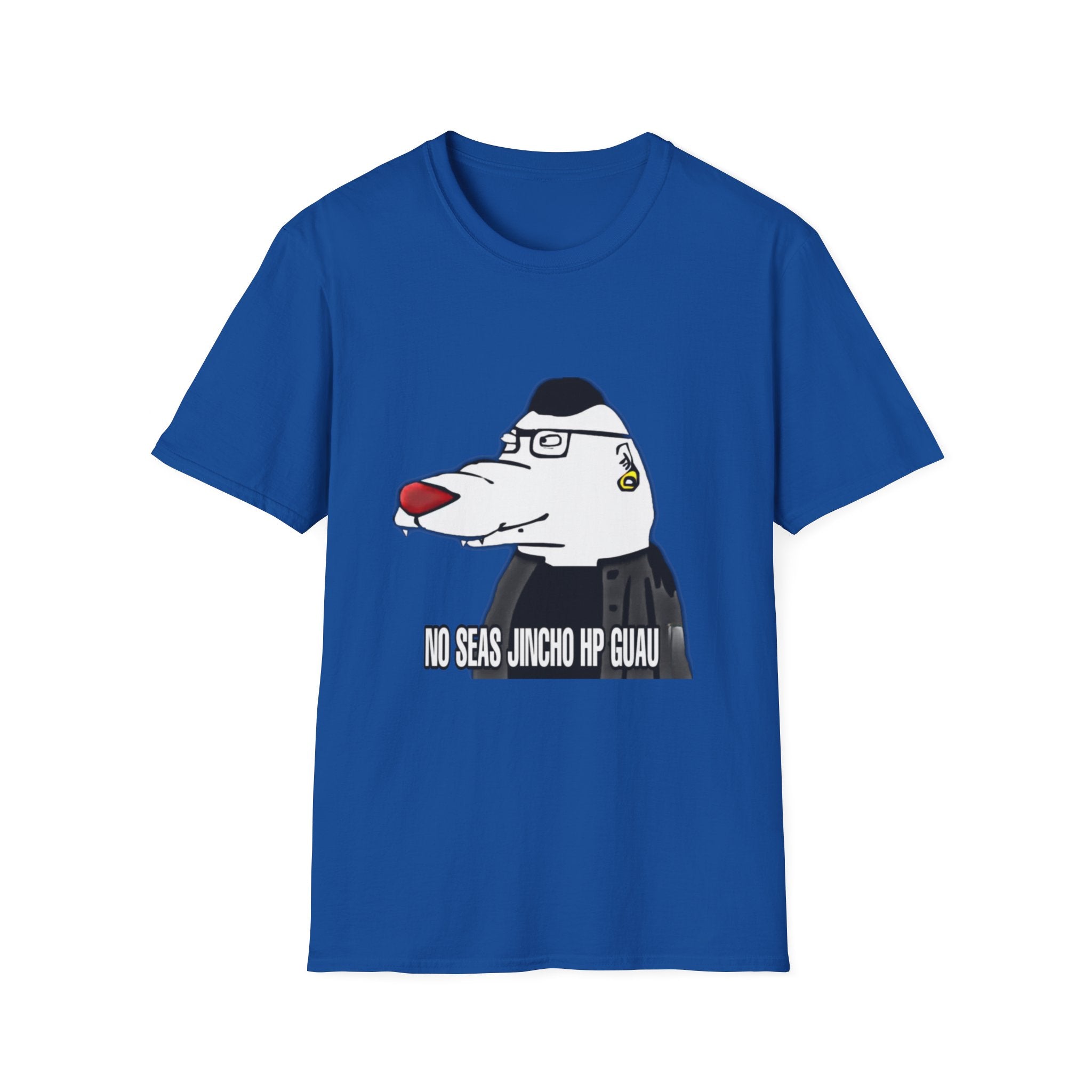 No seas Jincho hp el Perro Blanco Camiseta Inspirada por uno de los mejores animadores Nicaragüense.