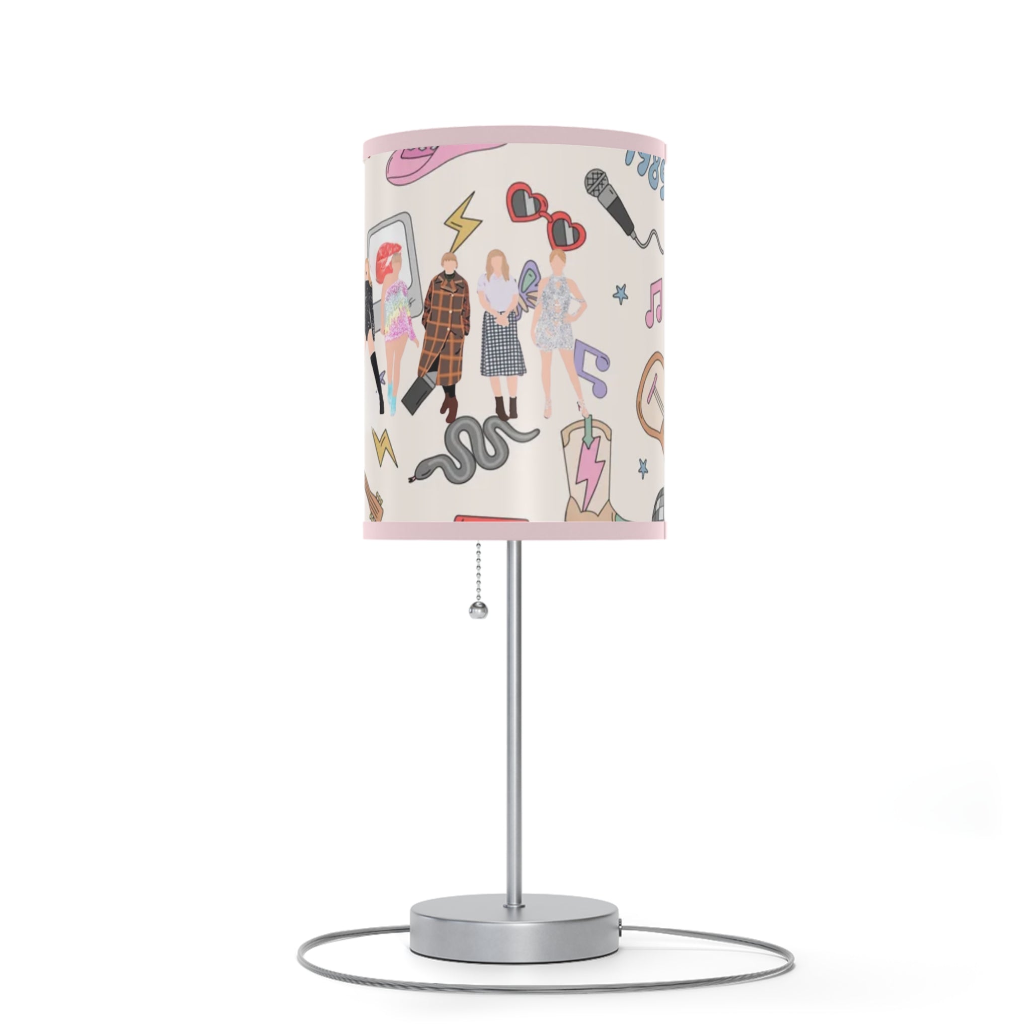 Taylor Era Tour Lamp on a Stand, US|CA plug, Little Swiftie Room Lamp, Taylor Fan Gift, Album Cover Lamp, Swiftie Bedroom, Taylor Lover Gift