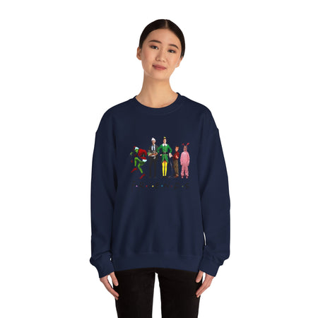 Funny Christmas Friends Unisex Heavy Blend™ Crewneck Sweatshirt
