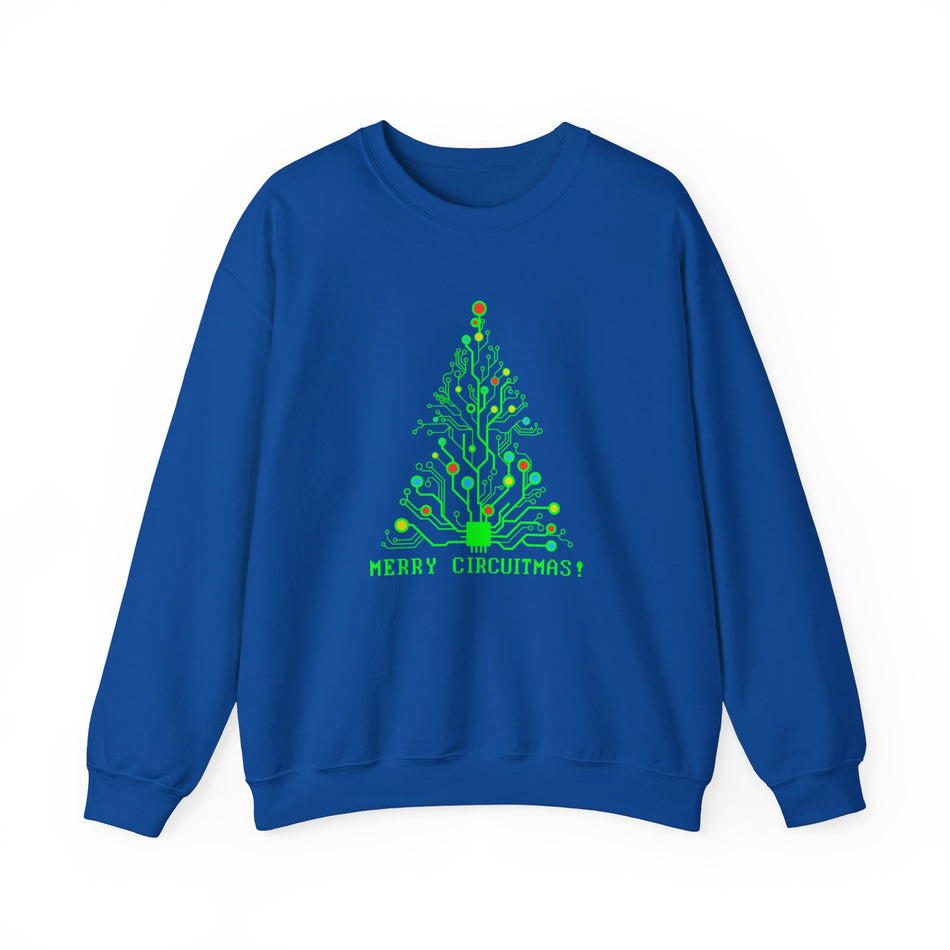 Funny Merry Circuitmas Unisex Heavy Blend™ Crewneck Sweatshirt