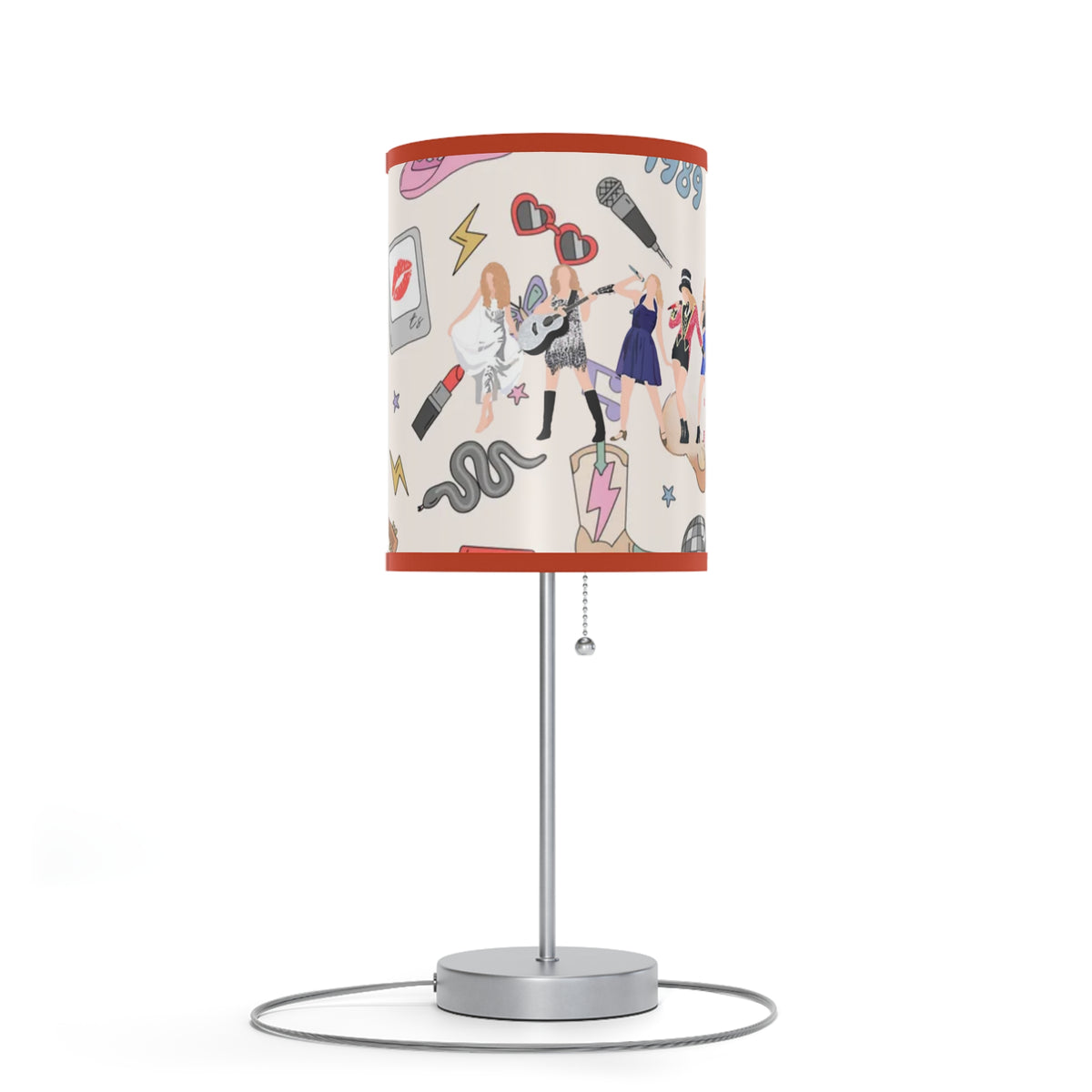 Taylor Era Tour Lamp on a Stand, US|CA plug, Little Swiftie Room Lamp, Taylor Fan Gift, Album Cover Lamp, Swiftie Bedroom, Taylor Lover Gift