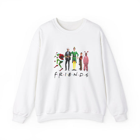 Funny Christmas Friends Unisex Heavy Blend™ Crewneck Sweatshirt
