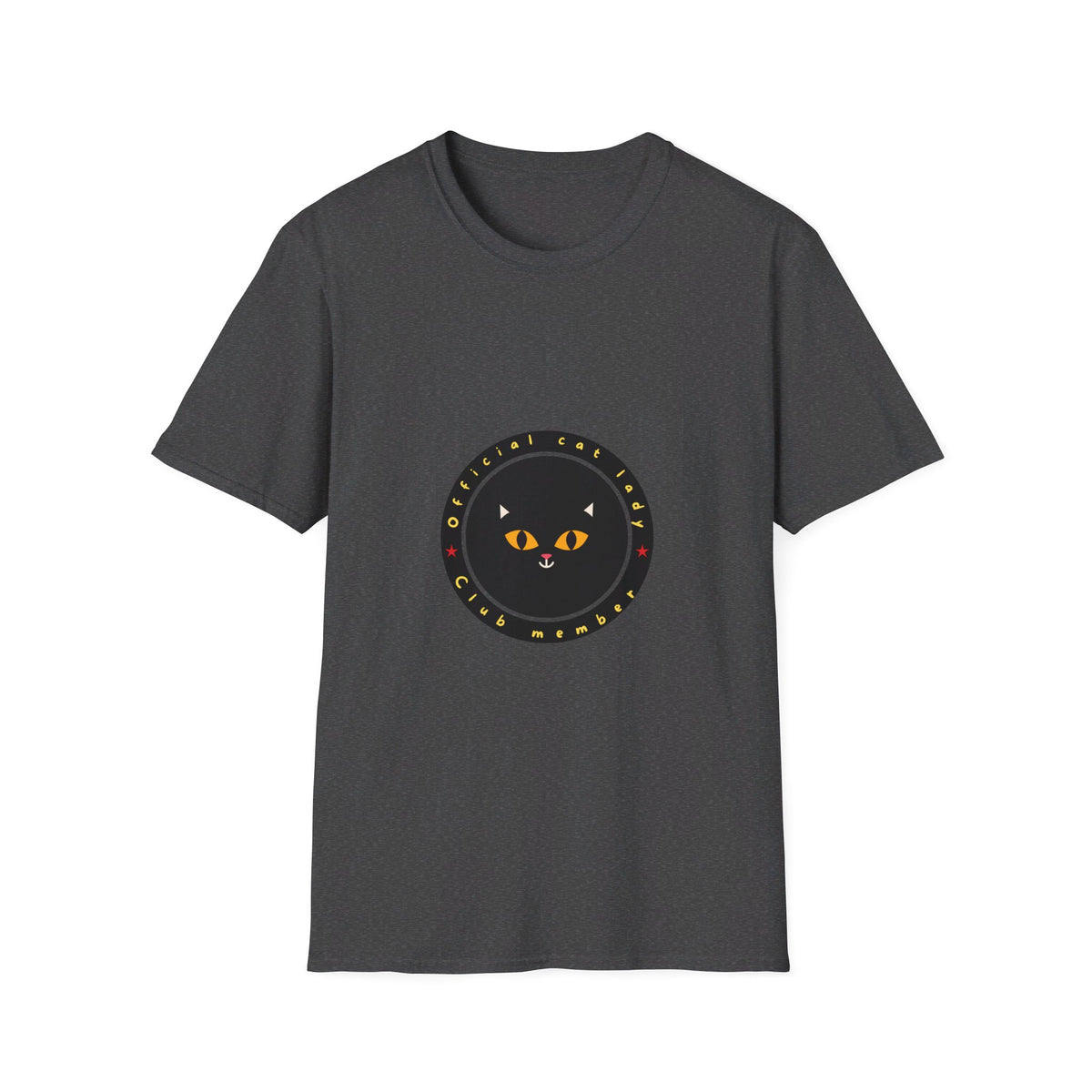 Official cat lady club member T-shirt