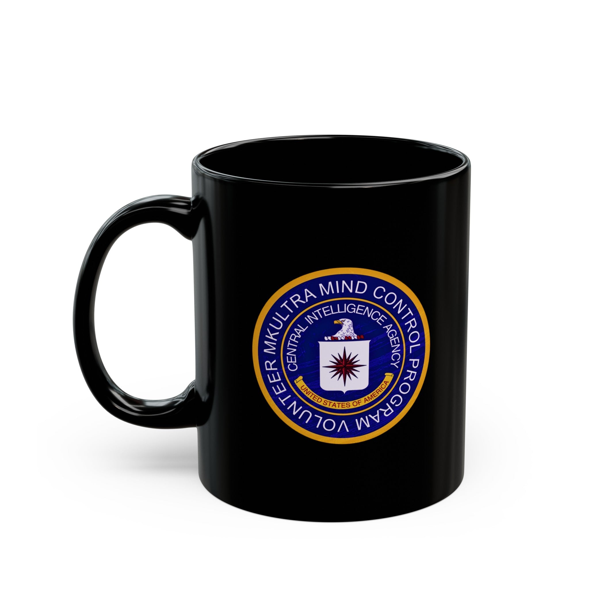 MKUltra CIA Black Mug for all Conspiracy theories Lovers (Available in 11oz and 15oz)