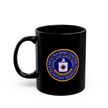 MKUltra CIA Black Mug for all Conspiracy theories Lovers (Available in 11oz and 15oz)