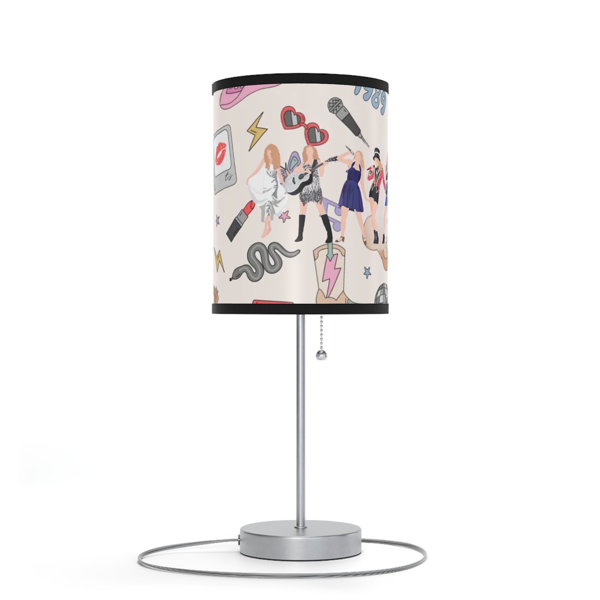 Taylor Era Tour Lamp on a Stand, US|CA plug, Little Swiftie Room Lamp, Taylor Fan Gift, Album Cover Lamp, Swiftie Bedroom, Taylor Lover Gift