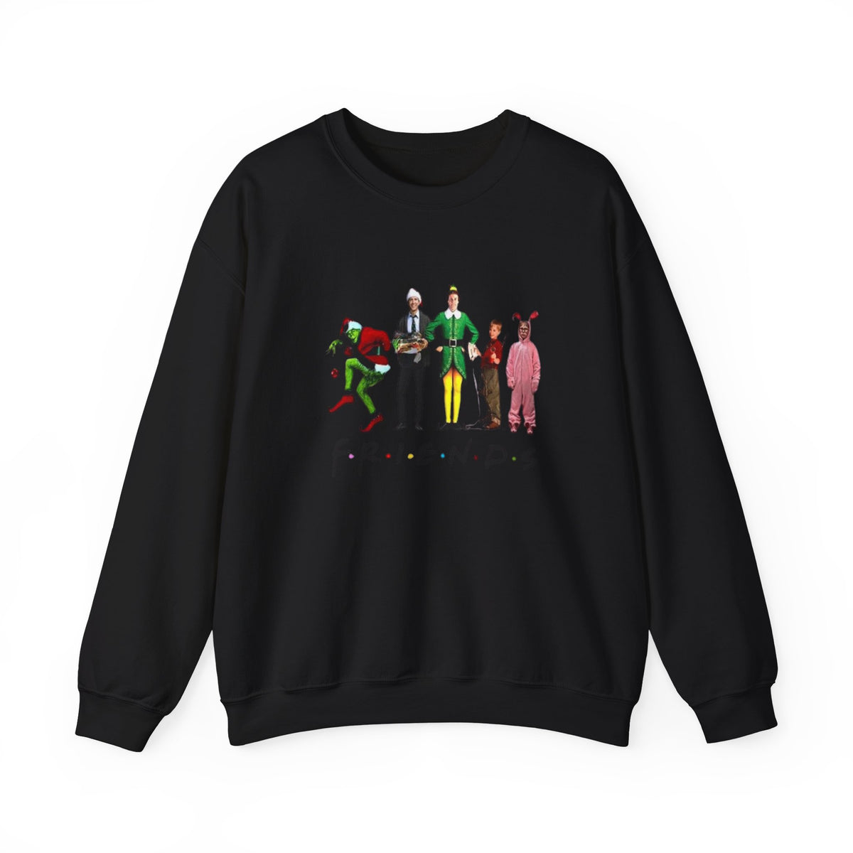 Funny Christmas Friends Unisex Heavy Blend™ Crewneck Sweatshirt
