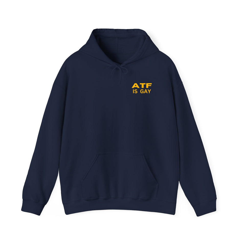 Funny Satirical ATF Unisex Hoodie: A Touch of Humor pro gun