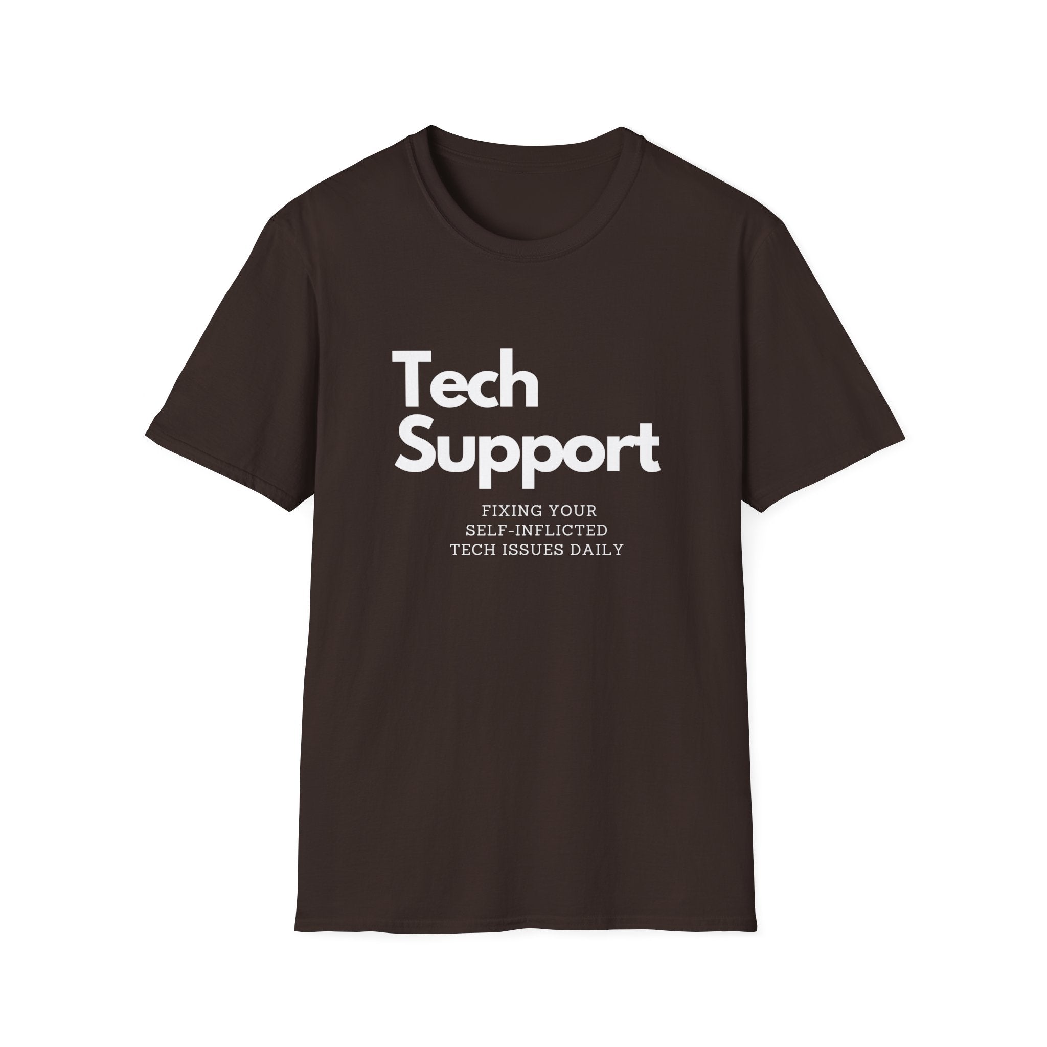 Tech Support Unisex Softstyle T-Shirt, Technicians and Tech Lovers