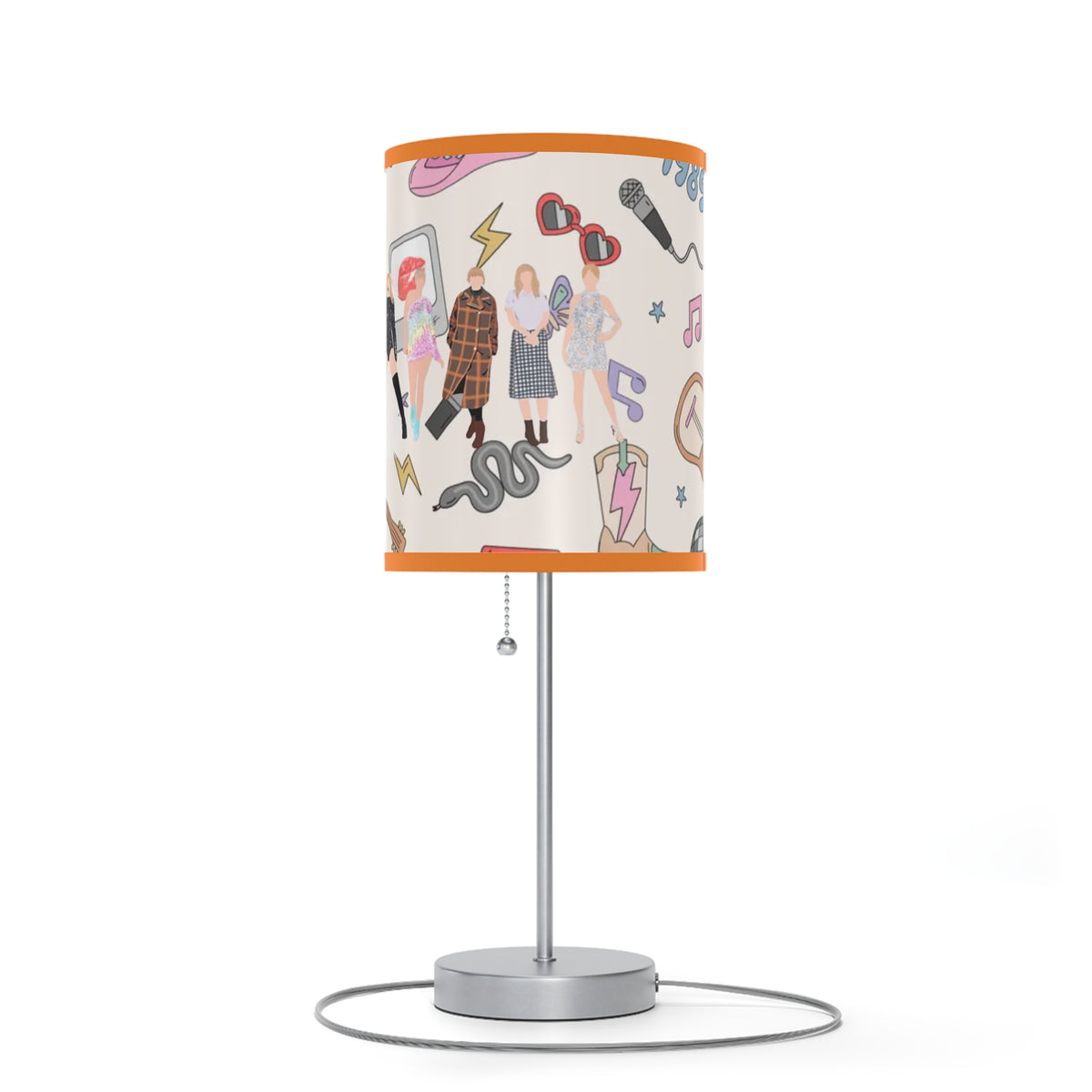 Taylor Era Tour Lamp on a Stand, US|CA plug, Little Swiftie Room Lamp, Taylor Fan Gift, Album Cover Lamp, Swiftie Bedroom, Taylor Lover Gift