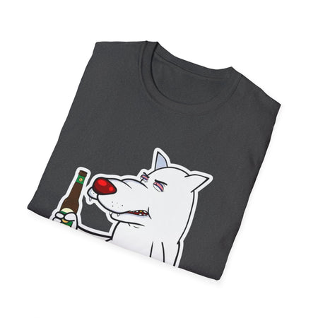 Sacate Las vichas el Perro Blanco Camiseta Inspirada por uno de los mejores animadores Nicaragüense.