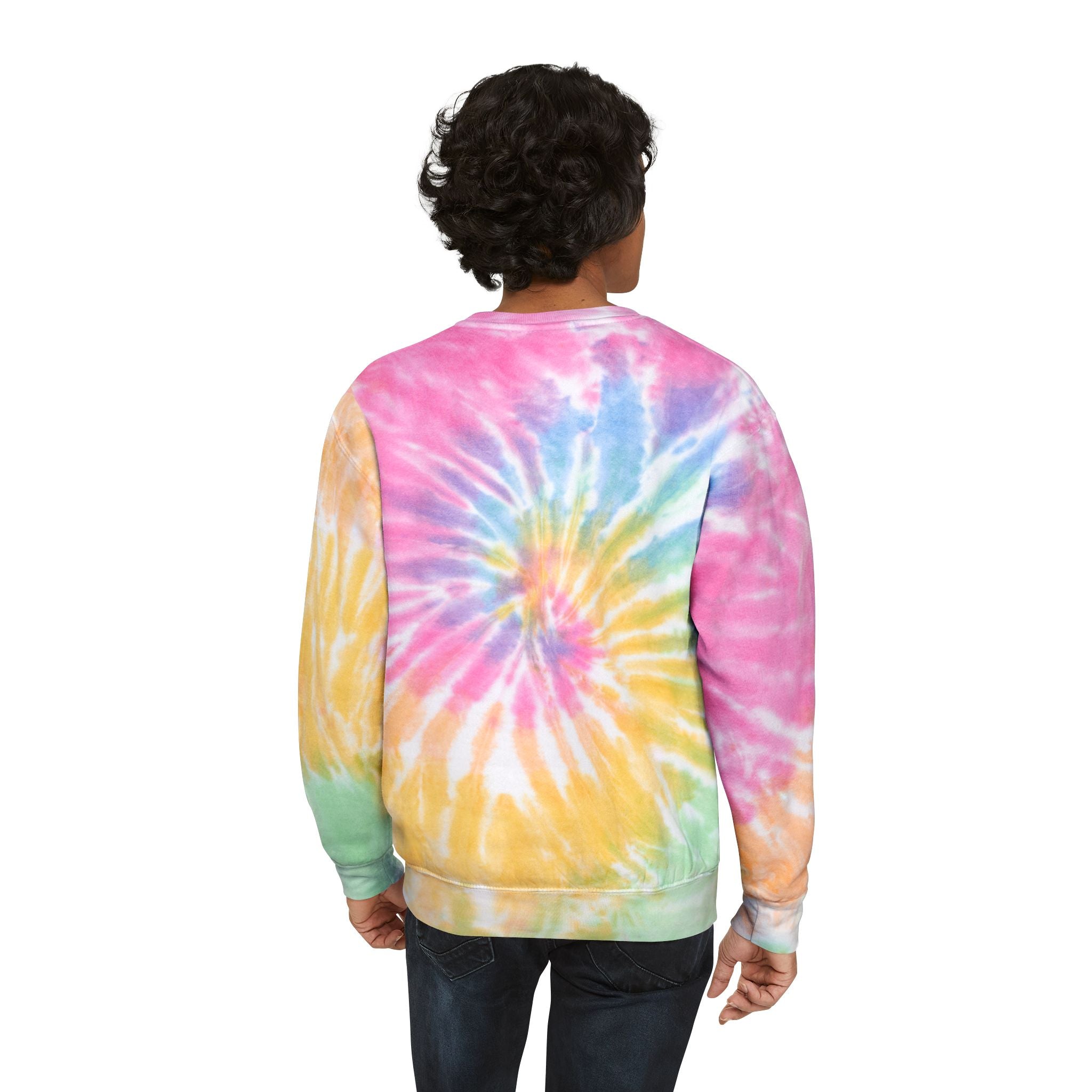 Scan & Play fluffy Bird Game Unisex Tie-Dye Sweatshirt
