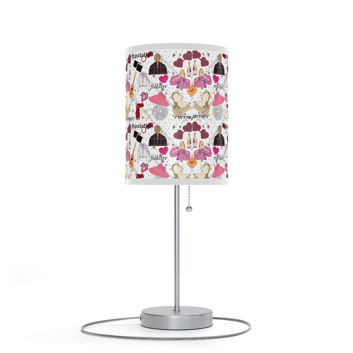 Taylor Era Tour Lamp on a Stand, US|CA plug, Little Swiftie Room Lamp