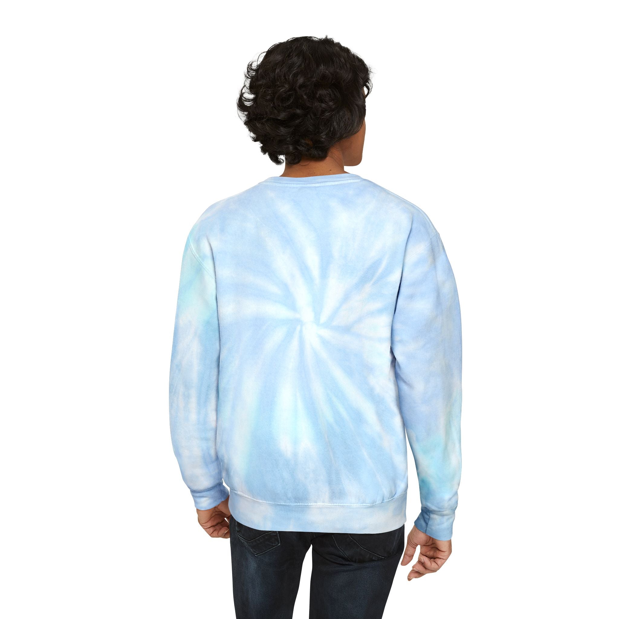 Scan & Play fluffy Bird Game Unisex Tie-Dye Sweatshirt
