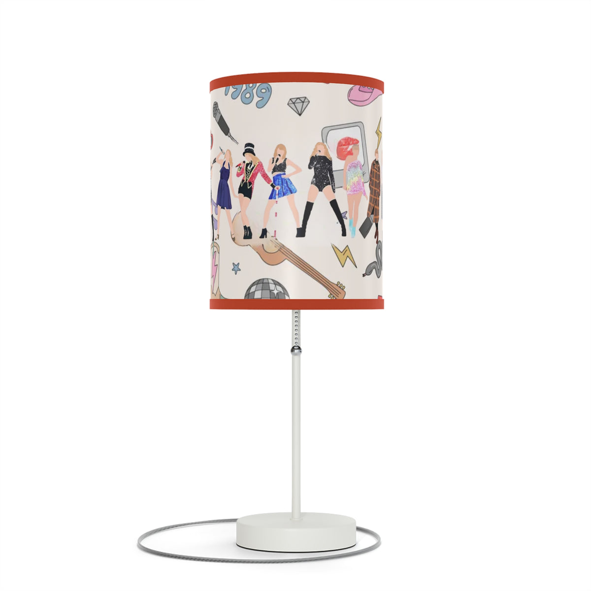 Taylor Era Tour Lamp on a Stand, US|CA plug, Little Swiftie Room Lamp, Taylor Fan Gift, Album Cover Lamp, Swiftie Bedroom, Taylor Lover Gift