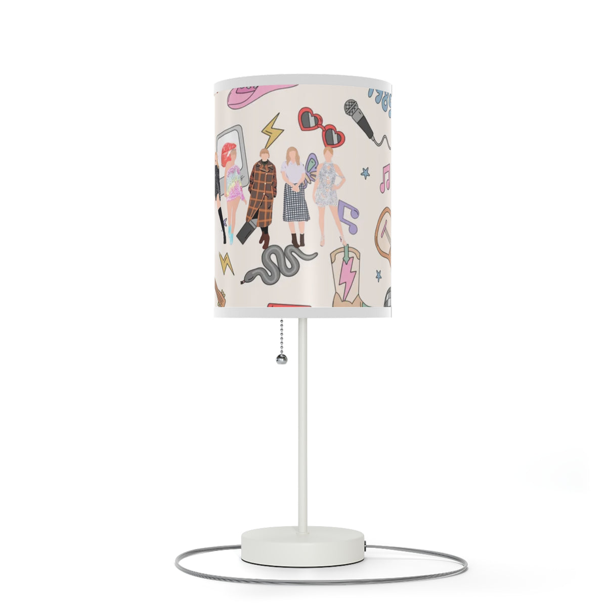 Taylor Era Tour Lamp on a Stand, US|CA plug, Little Swiftie Room Lamp, Taylor Fan Gift, Album Cover Lamp, Swiftie Bedroom, Taylor Lover Gift