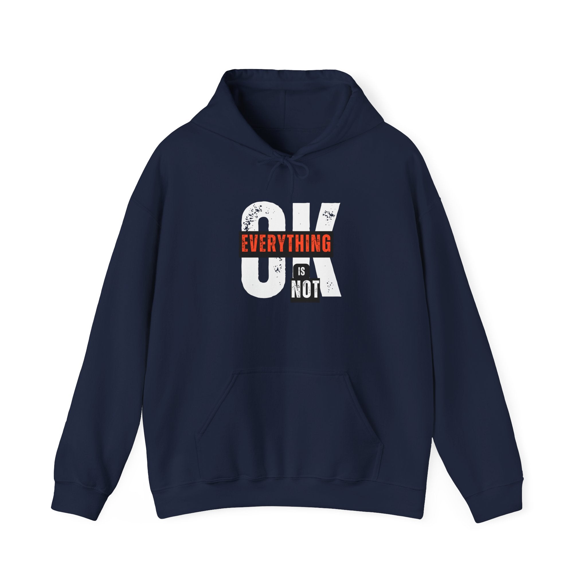 Everything Is Not Ok funny Unisex Heavy Blend™ Hooded Sweatshirt
