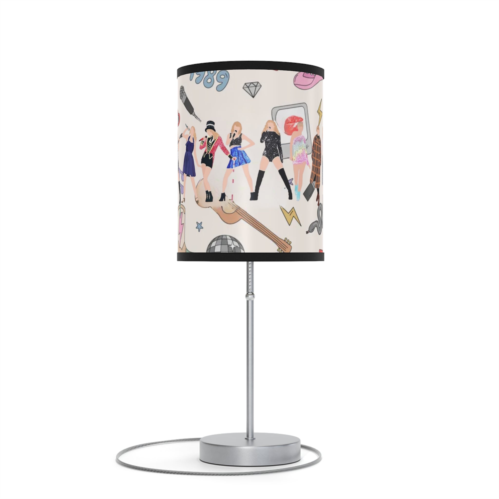 Taylor Era Tour Lamp on a Stand, US|CA plug, Little Swiftie Room Lamp, Taylor Fan Gift, Album Cover Lamp, Swiftie Bedroom, Taylor Lover Gift