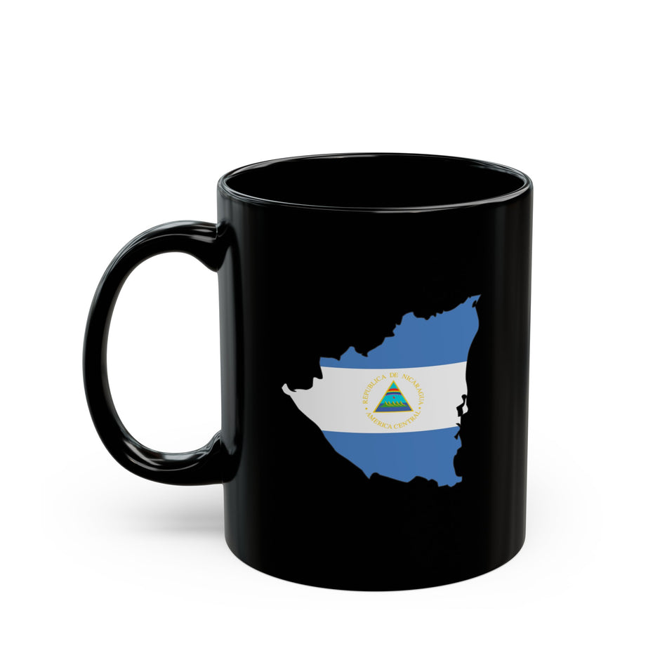 Mapa de Nicaragua Black Mug para todos los Nicas que quieran tener algo de Nicaragua (Available in 11oz and 15oz)