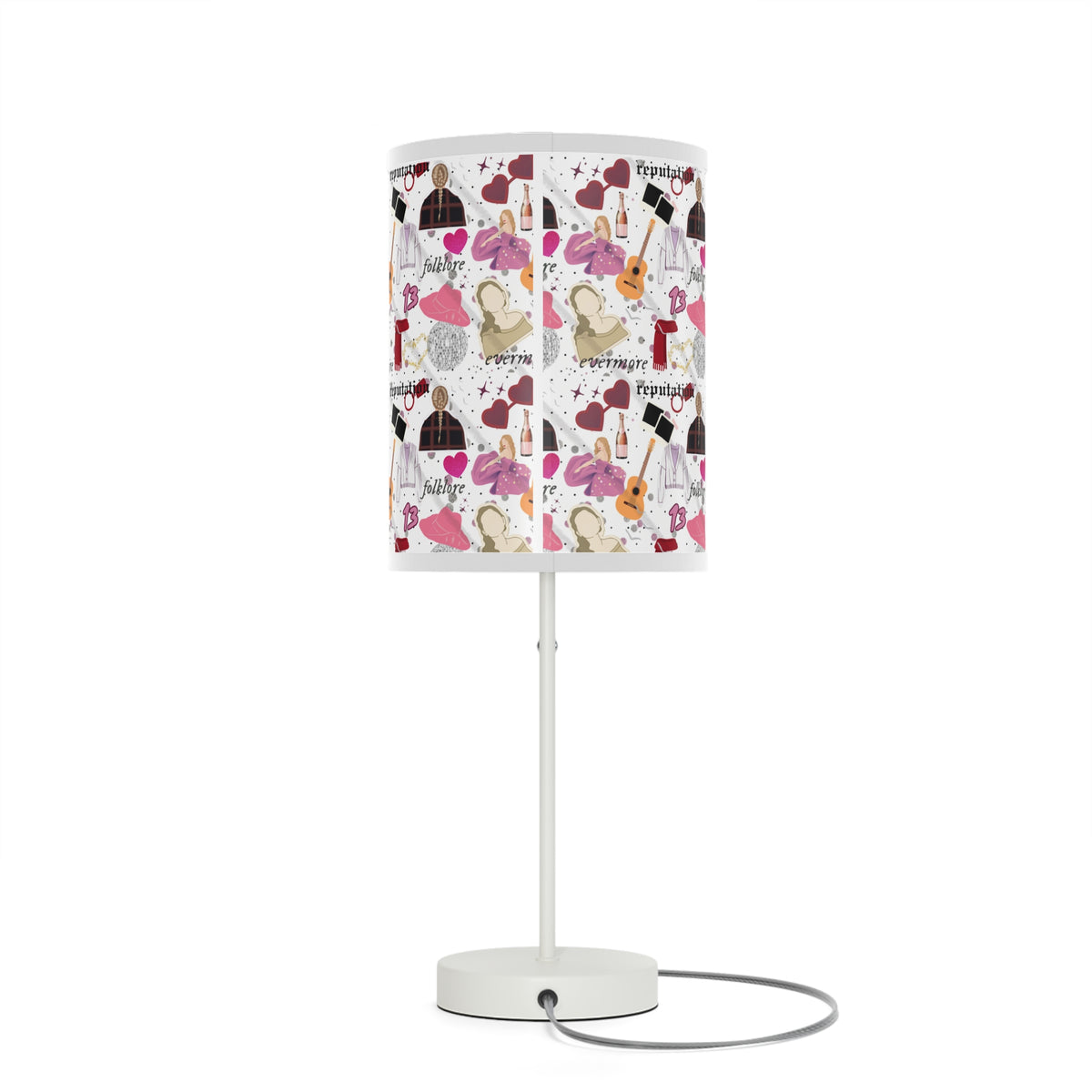 Taylor Era Tour Lamp on a Stand, US|CA plug, Little Swiftie Room Lamp