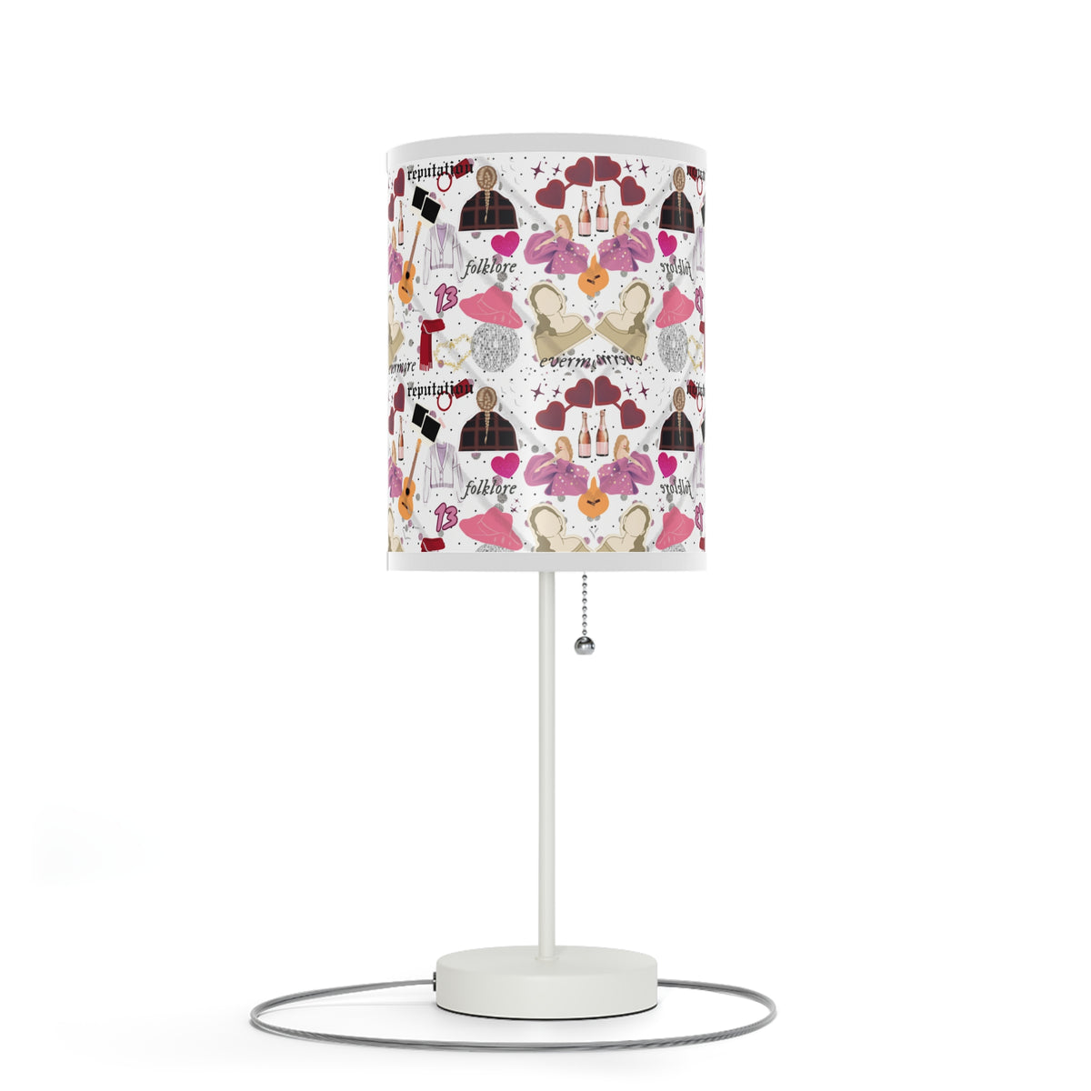 Taylor Era Tour Lamp on a Stand, US|CA plug, Little Swiftie Room Lamp