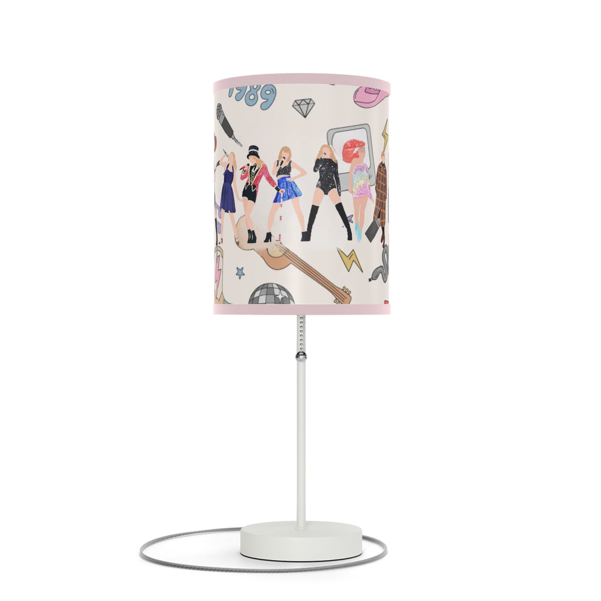 Taylor Era Tour Lamp on a Stand, US|CA plug, Little Swiftie Room Lamp, Taylor Fan Gift, Album Cover Lamp, Swiftie Bedroom, Taylor Lover Gift