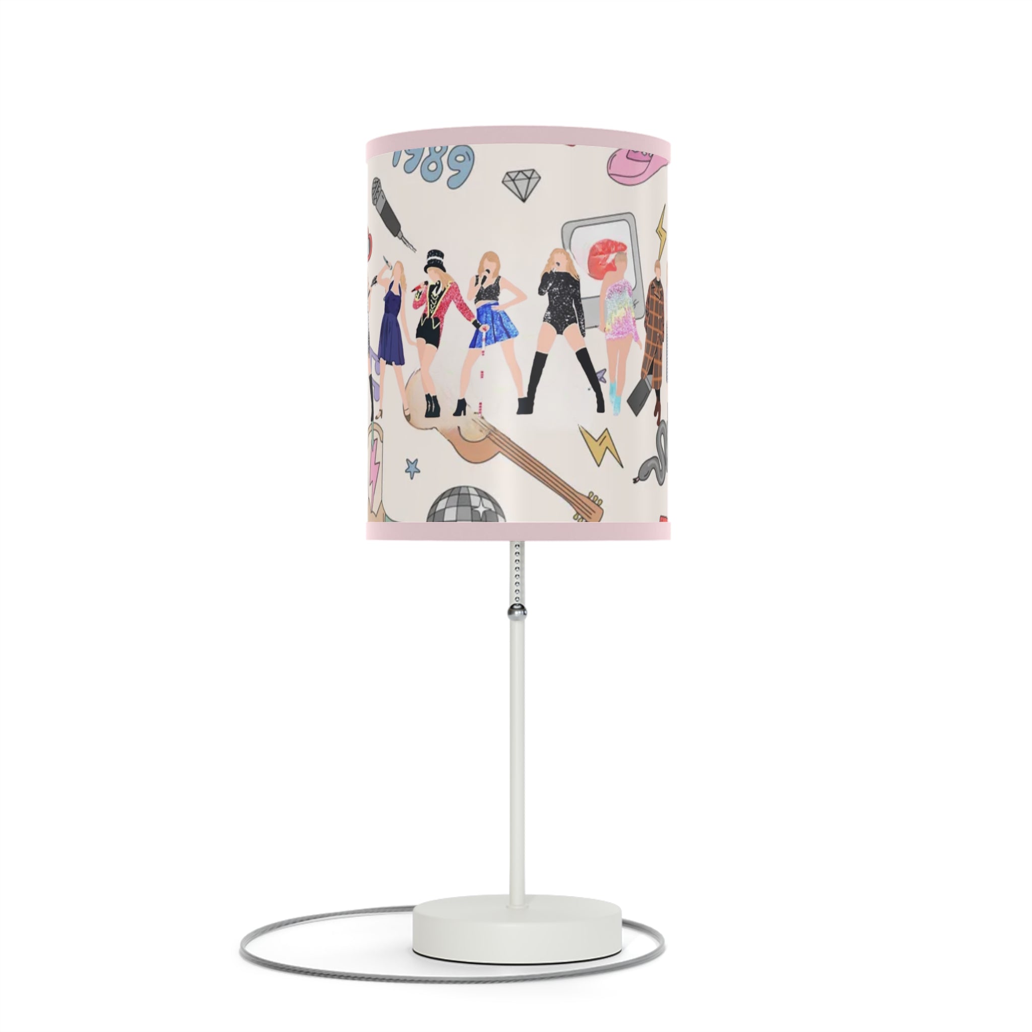 Taylor Era Tour Lamp on a Stand, US|CA plug, Little Swiftie Room Lamp, Taylor Fan Gift, Album Cover Lamp, Swiftie Bedroom, Taylor Lover Gift