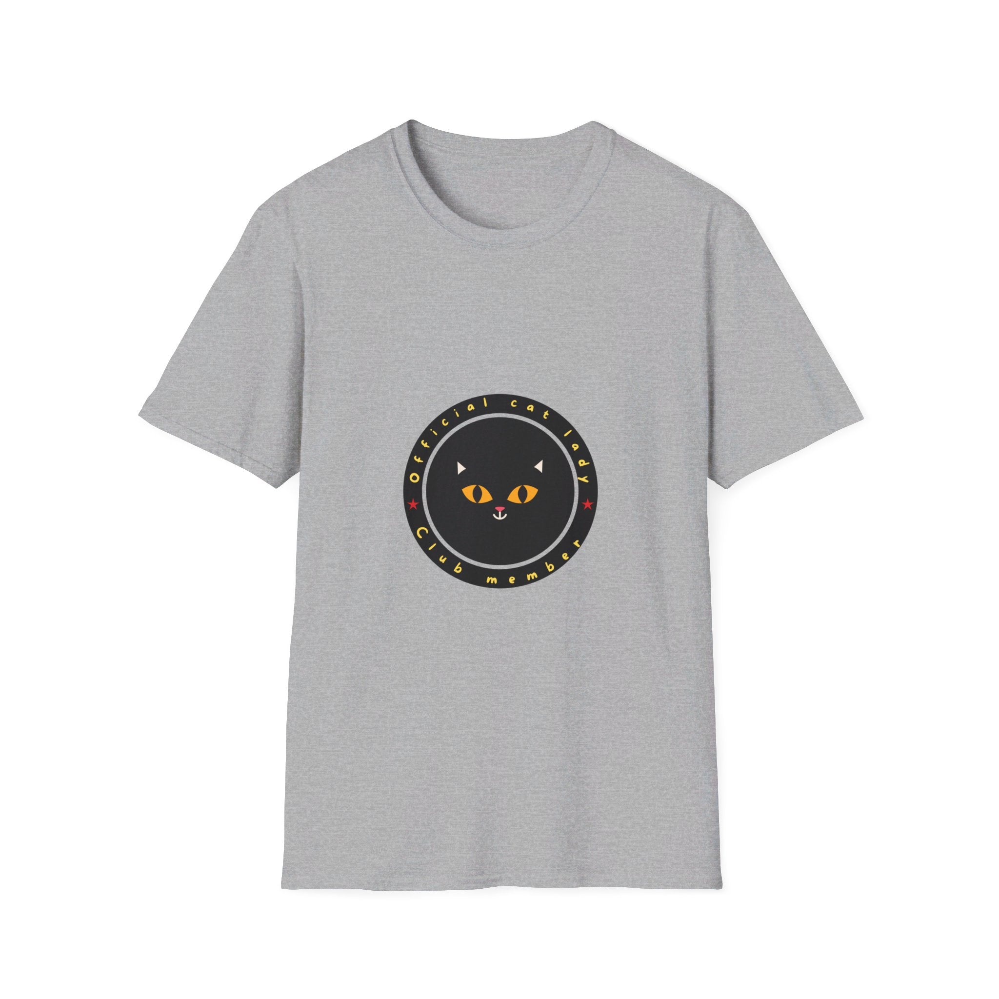 Official cat lady club member T-shirt