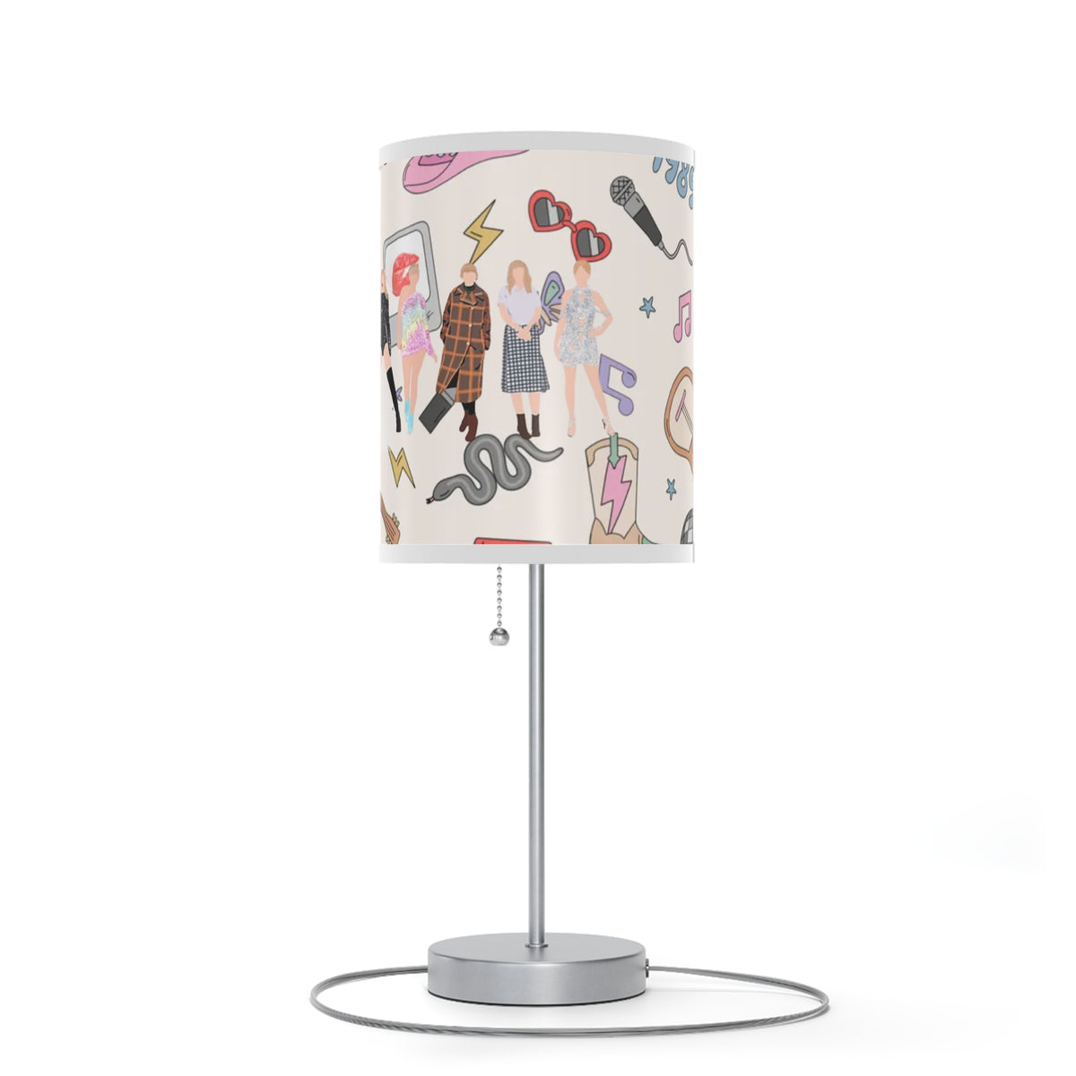 Taylor Era Tour Lamp on a Stand, US|CA plug, Little Swiftie Room Lamp, Taylor Fan Gift, Album Cover Lamp, Swiftie Bedroom, Taylor Lover Gift