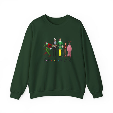 Funny Christmas Friends Unisex Heavy Blend™ Crewneck Sweatshirt
