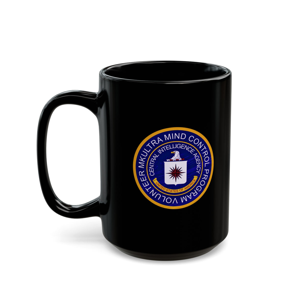 MKUltra CIA Black Mug for all Conspiracy theories Lovers (Available in 11oz and 15oz)