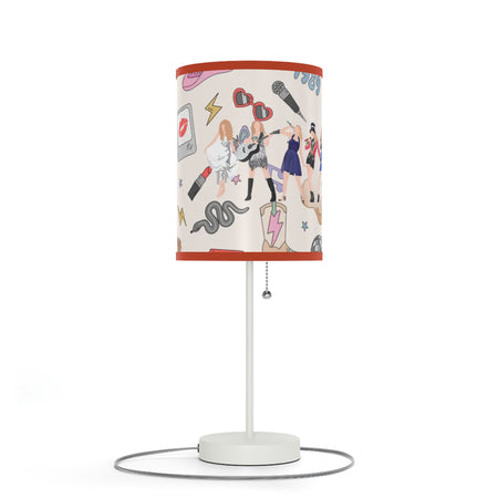 Taylor Era Tour Lamp on a Stand, US|CA plug, Little Swiftie Room Lamp, Taylor Fan Gift, Album Cover Lamp, Swiftie Bedroom, Taylor Lover Gift