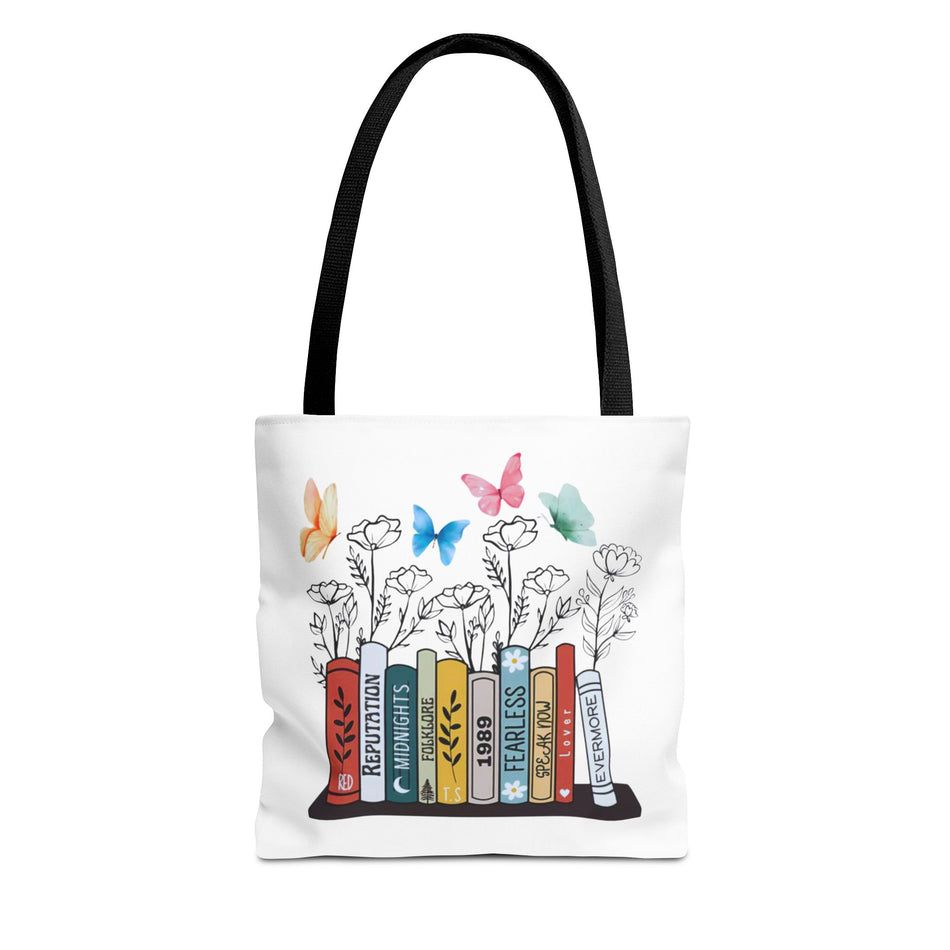 Cute fan bag, Swiftie floral tote for gifts