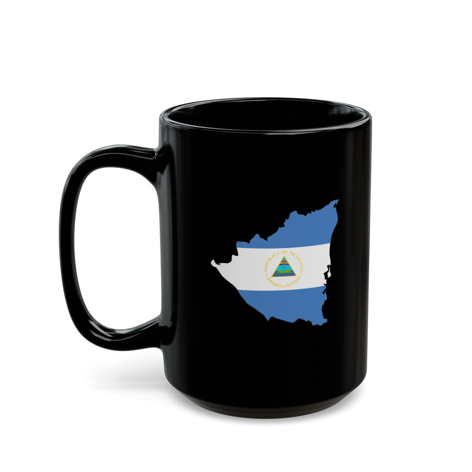 Mapa de Nicaragua Black Mug para todos los Nicas que quieran tener algo de Nicaragua (Available in 11oz and 15oz)