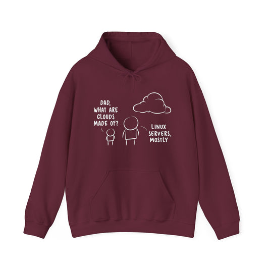 Clouds Made Of Hoodie: For Linux Lovers, Computer Geeks
