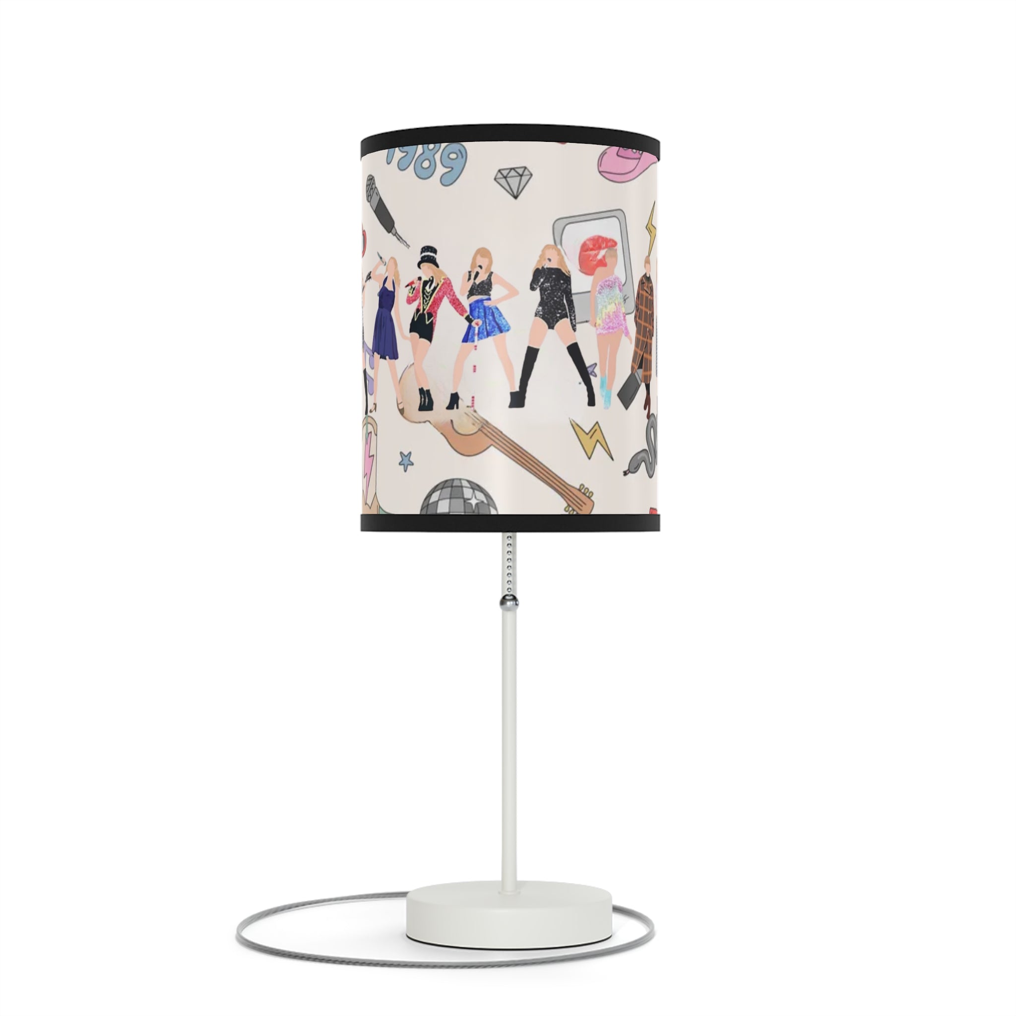 Taylor Era Tour Lamp on a Stand, US|CA plug, Little Swiftie Room Lamp, Taylor Fan Gift, Album Cover Lamp, Swiftie Bedroom, Taylor Lover Gift