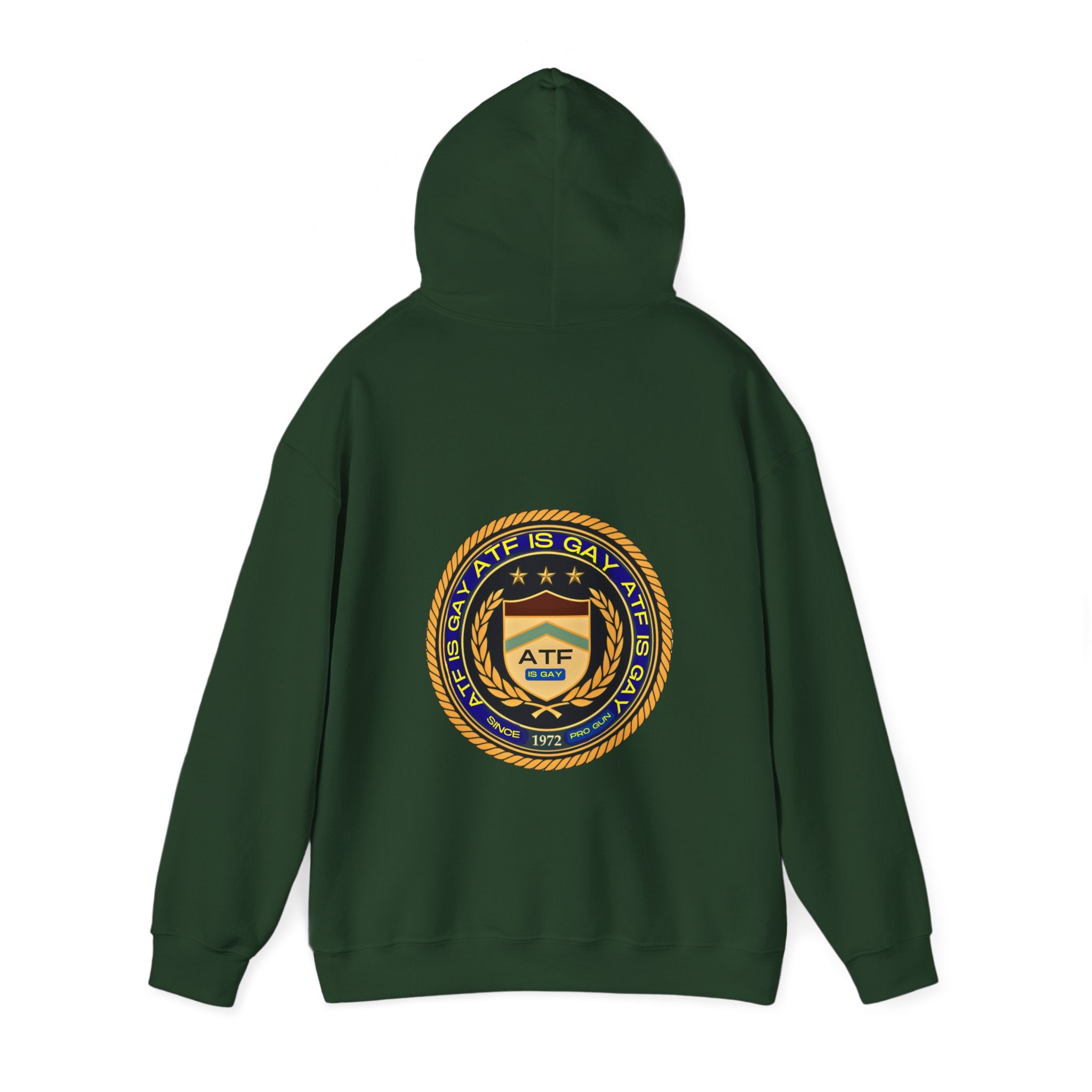 Satirical ATF Logo Unisex Hoodie: A Touch of Humor