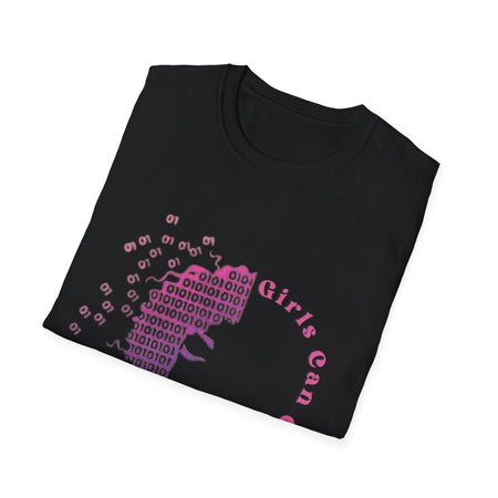 Women in tech T-shirt, Girls can code