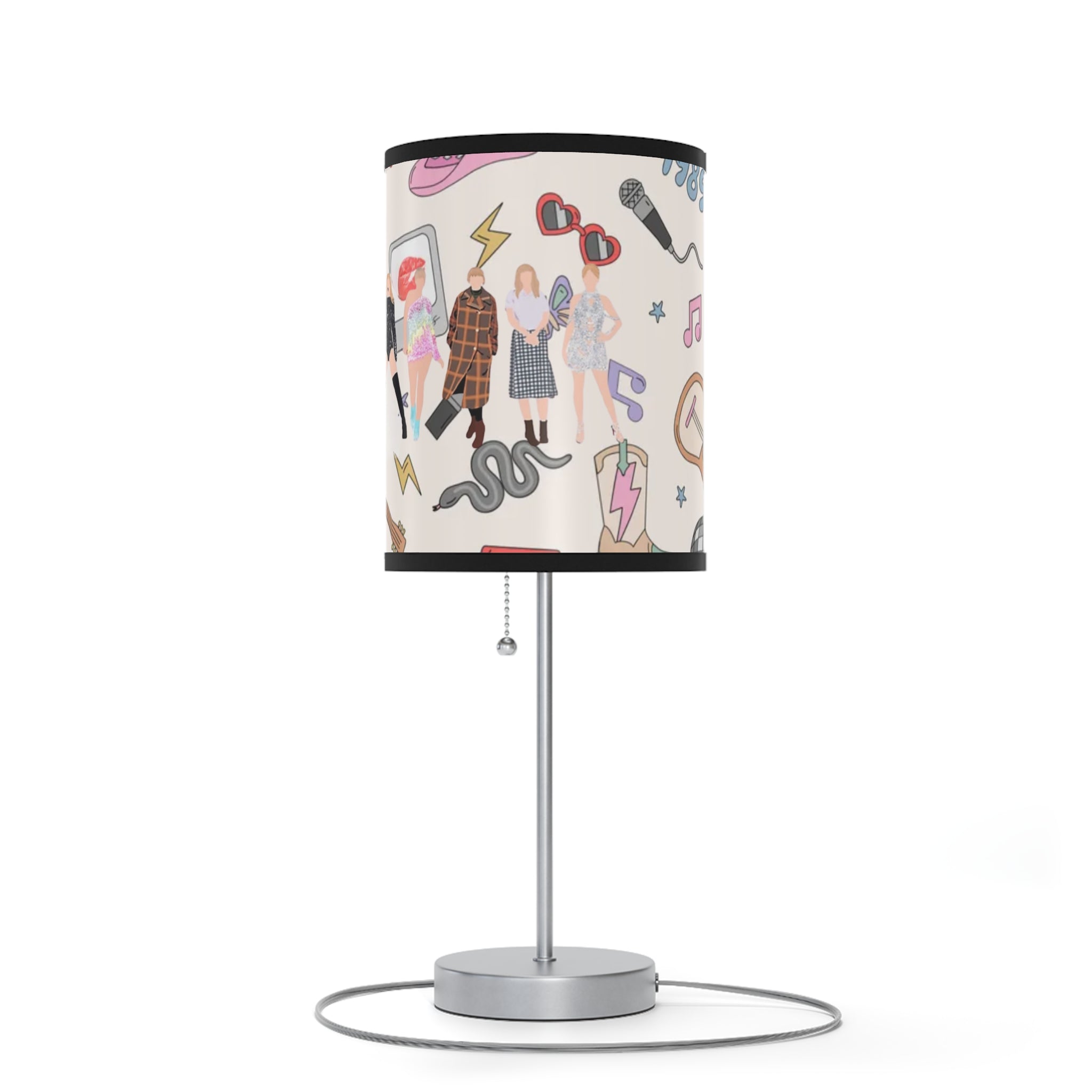 Taylor Era Tour Lamp on a Stand, US|CA plug, Little Swiftie Room Lamp, Taylor Fan Gift, Album Cover Lamp, Swiftie Bedroom, Taylor Lover Gift