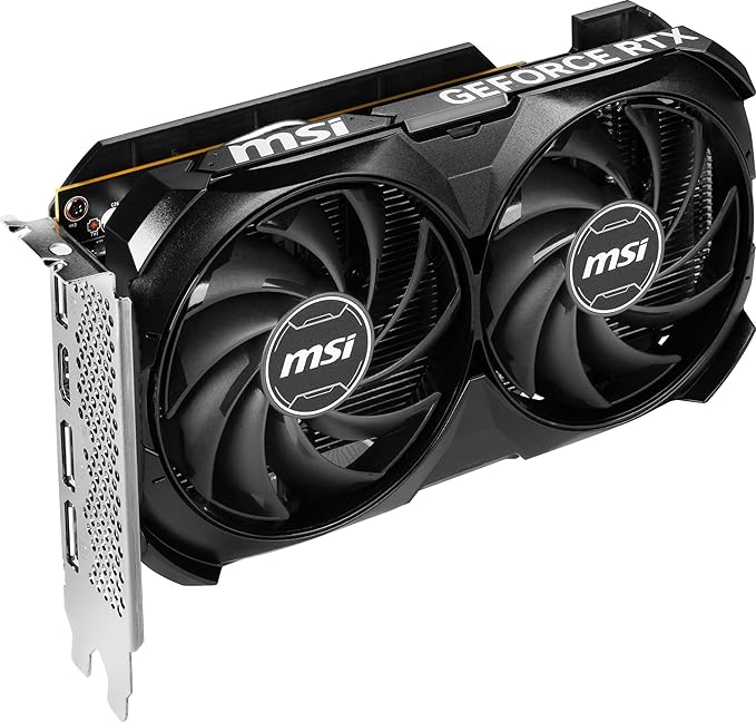 MSI GeForce RTX 4060 VENTUS 2X BLACK 8G OC Gaming Graphics Card