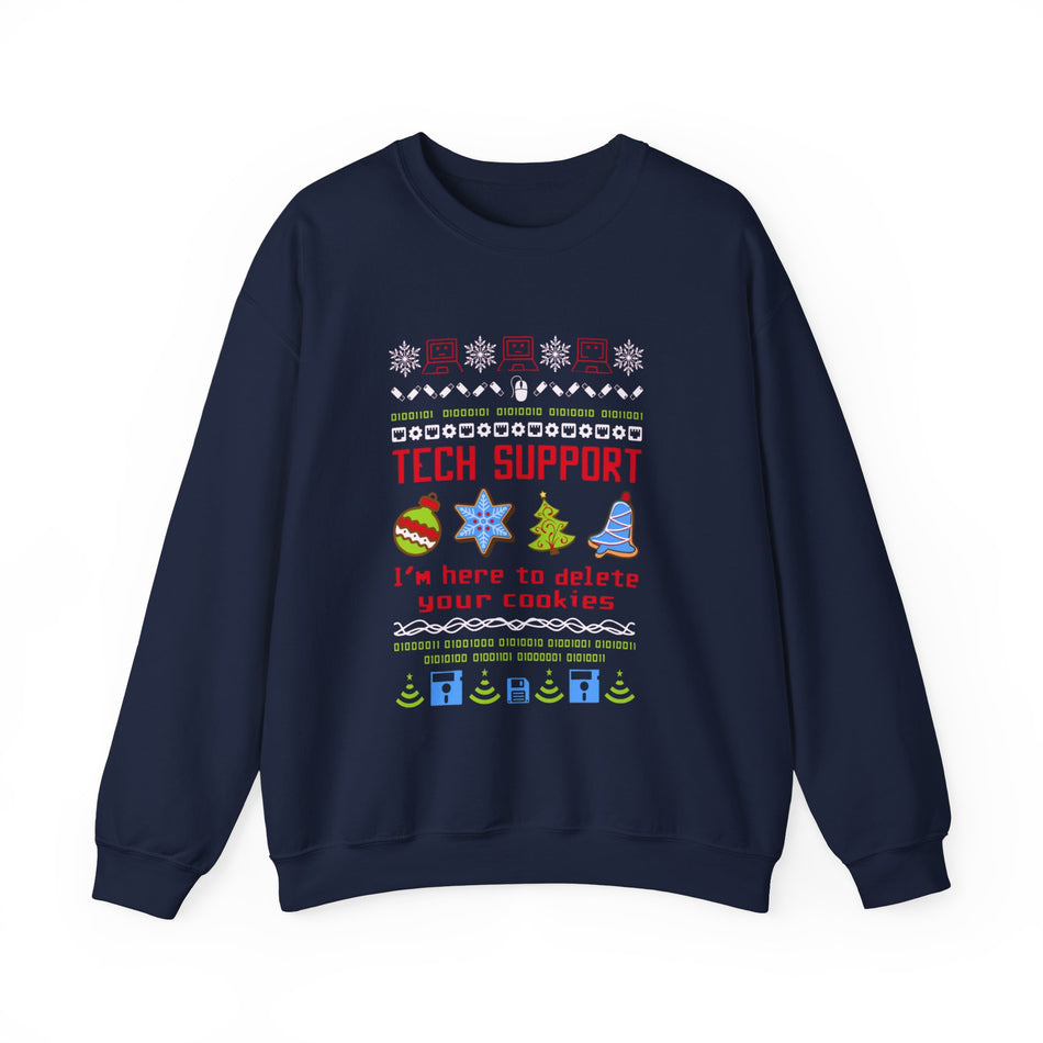 Tech Support Christmas Unisex Heavy Blend™ Crewneck Sweatshirt