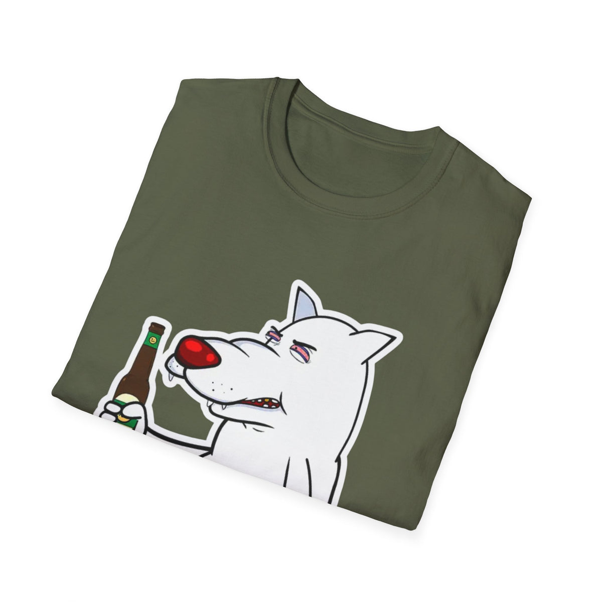 Sacate Las vichas el Perro Blanco Camiseta Inspirada por uno de los mejores animadores Nicaragüense.