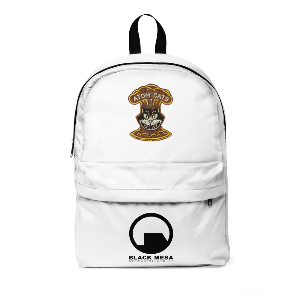 Unisex Classic Fall Out Atom Cats, Mesa Research logo Backpack A Must-Have for Gamers & Fallout Fans