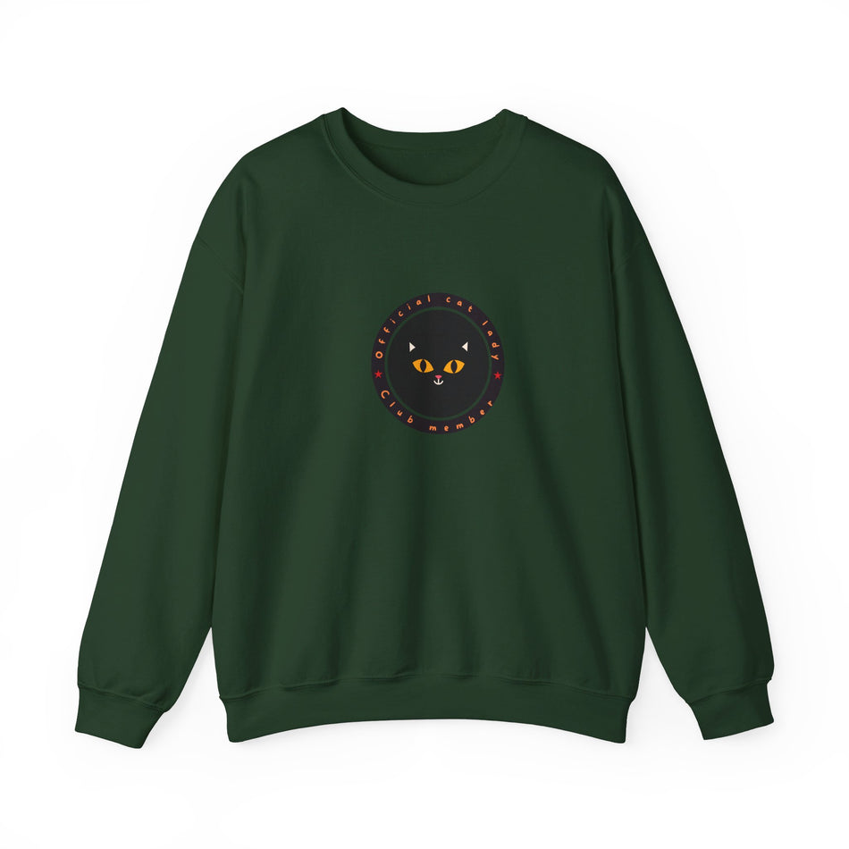 Official cat lady club member sweatshirt