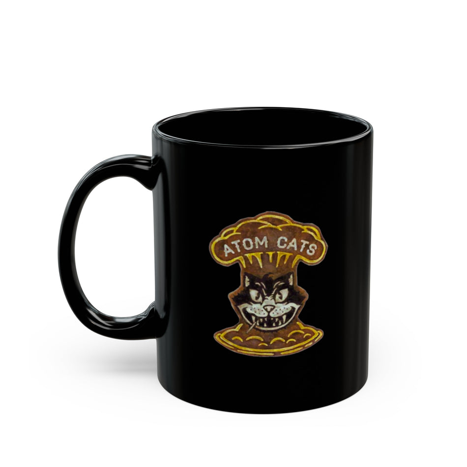 Atom Cats Black Mug (Available in 11oz and 15oz)