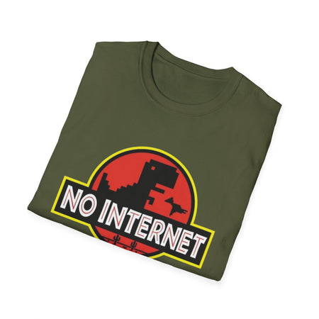 Funny Nerdy No Internet Dinosaur Computer Science Teacher T-Shirt Elementos multimedia: 1 de 29